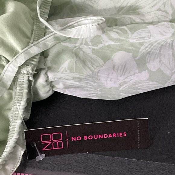 No Boundaries Dress Women 2XL Floral Mint Green Tiered Lined Flowy Fairy - Picture 9 of 15